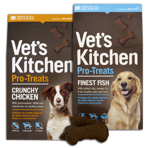 Treat your dog the healthy way with Vet’s Kitchen Pro-Treats